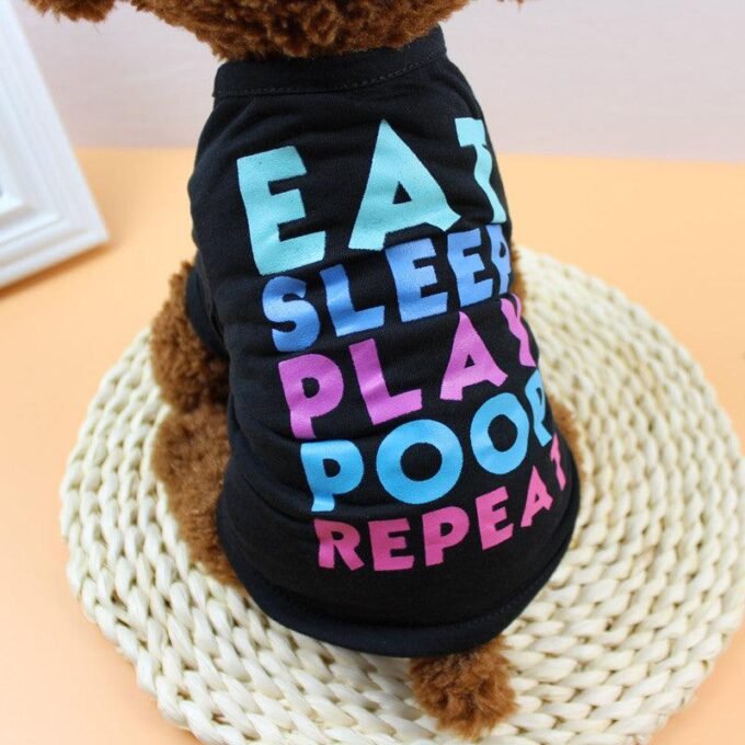 Pet Fashionista: European And American Style Polyester T-Shirt For Dogs - Image 3