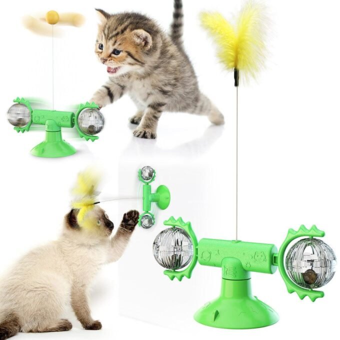 Whirling Whiskers Cat Playtime Delight