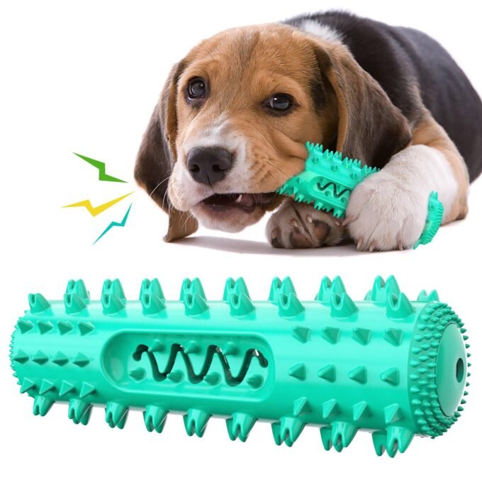 Pet Dental Delight: Interactive Dog Toothbrush And Teething Toy