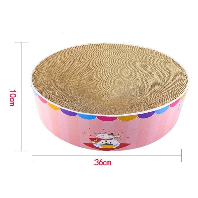 Kitty Claws Corrugated Cat Scratcher Toy - Image 3