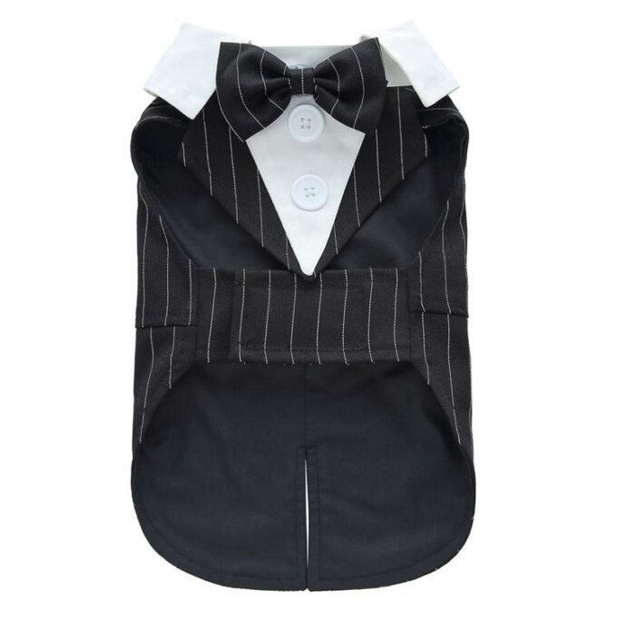 Elegant Canine Attire: Formal Dog Tuxedo Dress - Image 2