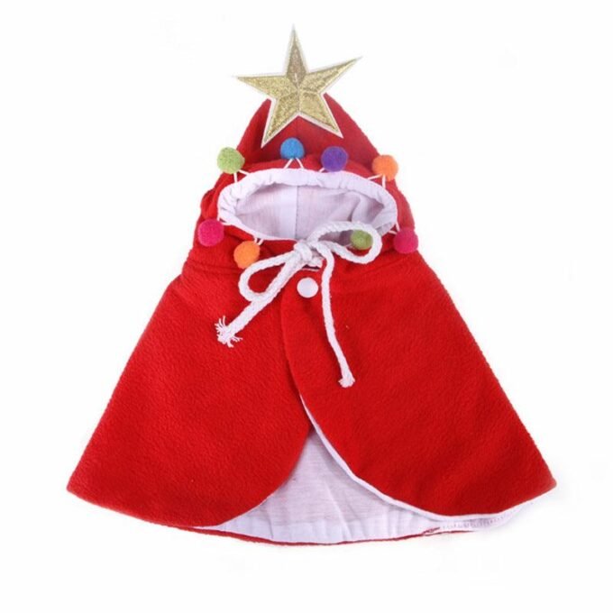 Festive Pet Costume: Christmas Cloak For Dogs And Cats - Image 5