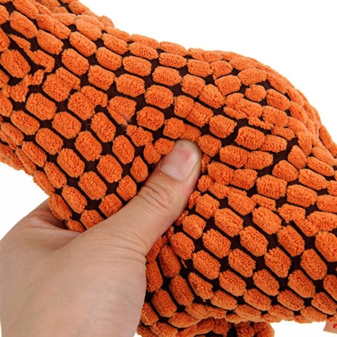 Giant Fleece Dinosaur Interactive Dog Toy With Squeakers - Perfect For Large Dogs! - Image 5