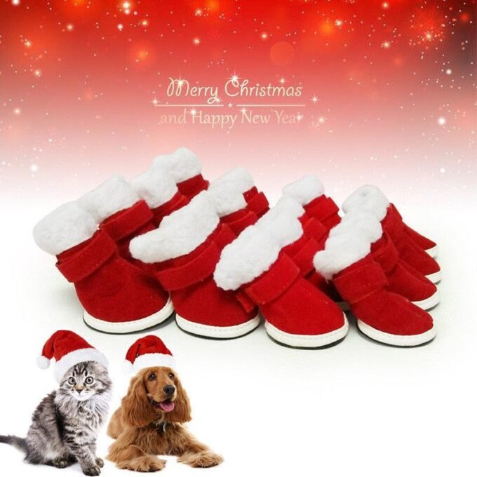 Cozypaws Festive Furry Footwear - Image 5