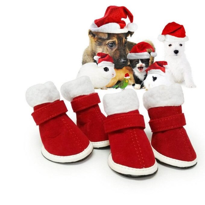 Cozypaws Festive Furry Footwear