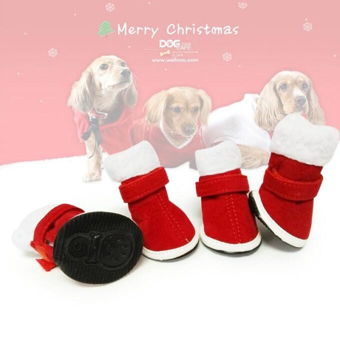 Cozypaws Festive Furry Footwear - Image 2