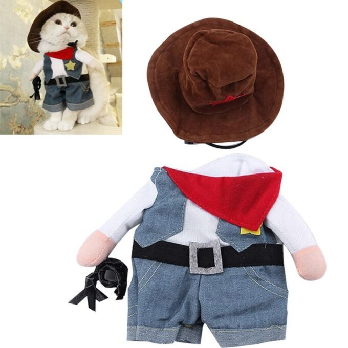 Denim Cowboy Pet Costume